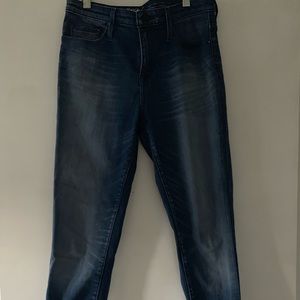 Mossimo high rise skinny crop jean denim